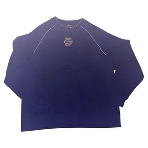 Antigua Florida Gators Embroidered Crew Neck Sweatshirt